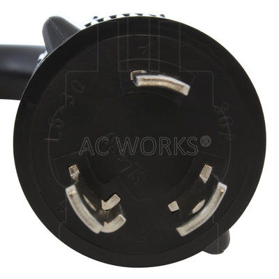 AC WORKS® [G2EVL630PT-24A] 24A Gen 2/3 EV Charging NEMA L6-30 Adapter For Gen. 2/3 Tesla Mobile Connector