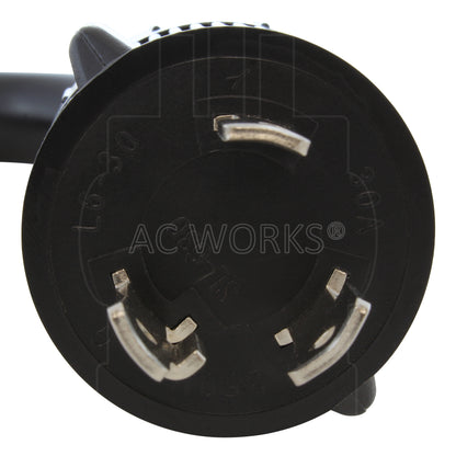 AC WORKS® [G2EVL630PT-24A] 24A Gen 2/3 EV Charging NEMA L6-30 Adapter For Gen. 2/3 Tesla Mobile Connector
