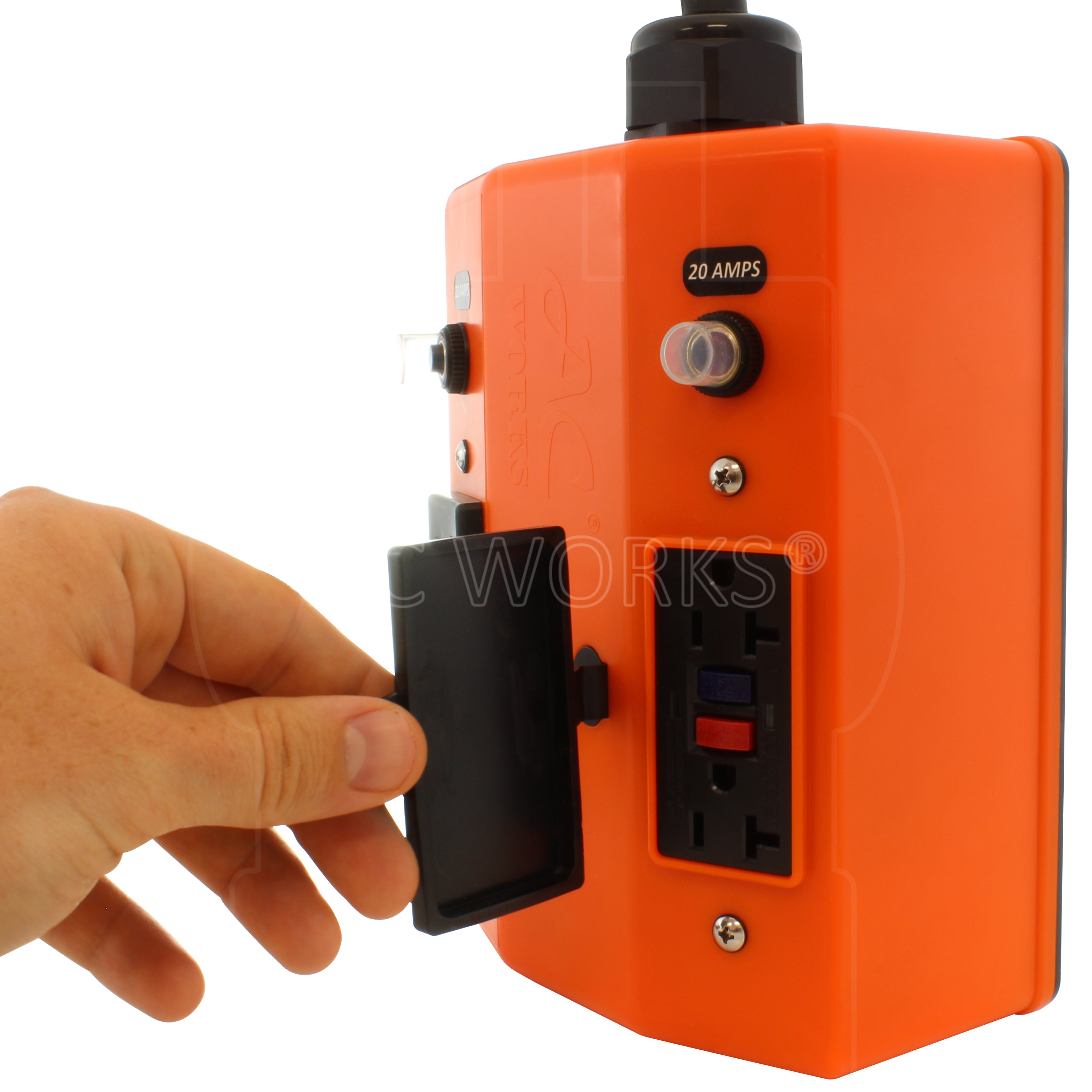 L1420PDU] L14-20 20A 4-P Generator to PDU OUTLET BOX (GFCI
