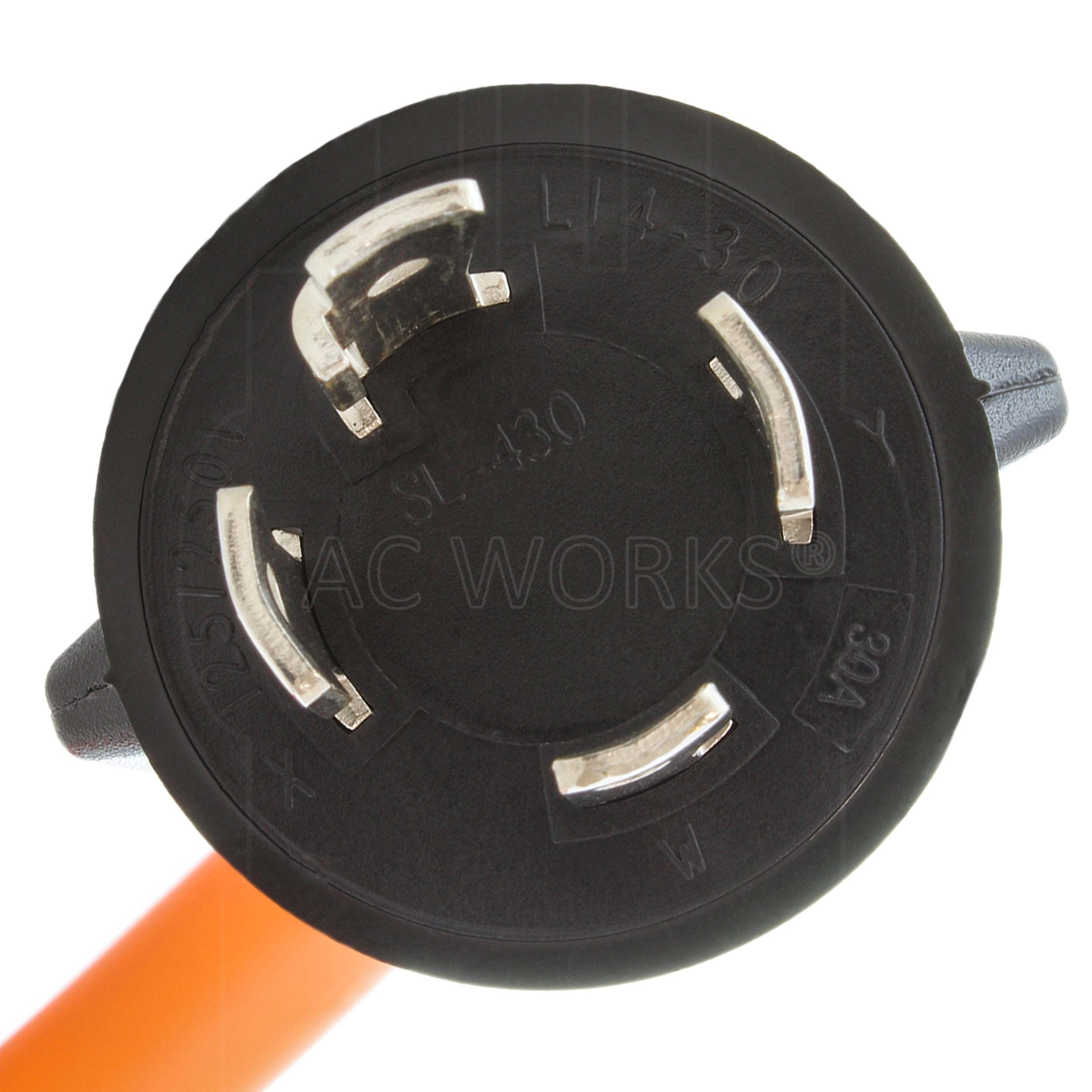 3-prong locking male plug
