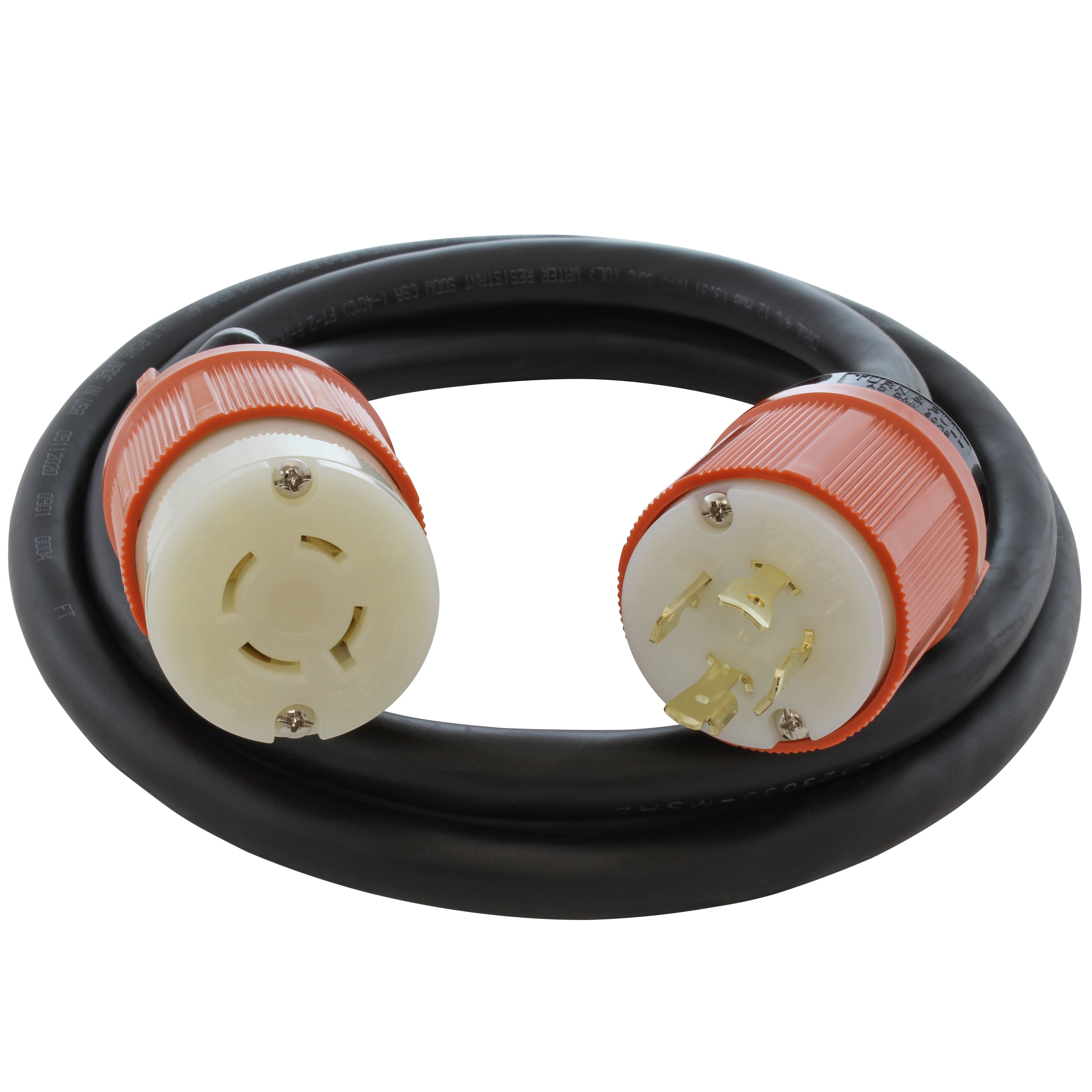 [L1620PR] SOOW 12/4 NEMA L16-20 20A 3-Phase 480V Industrial Rubber Cord ...