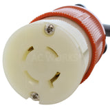 L16-20R 4-prong locking female connector