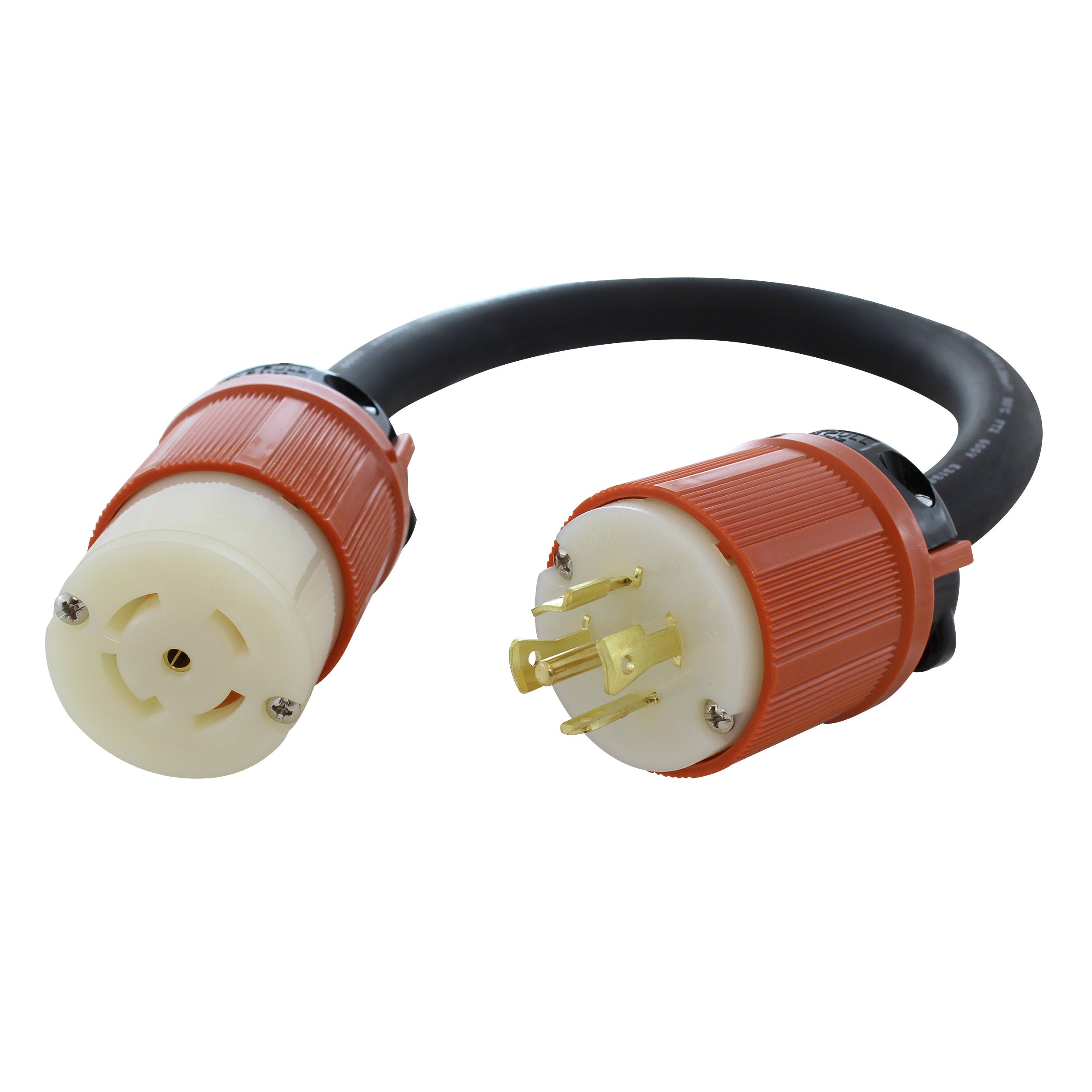 NEMA L21-20P to NEMA L21-30R, 18 inches adapter cord