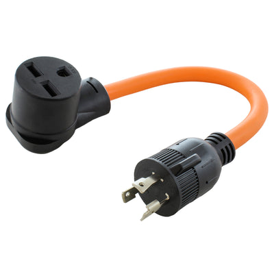 3-prong male plug with hvac female connector