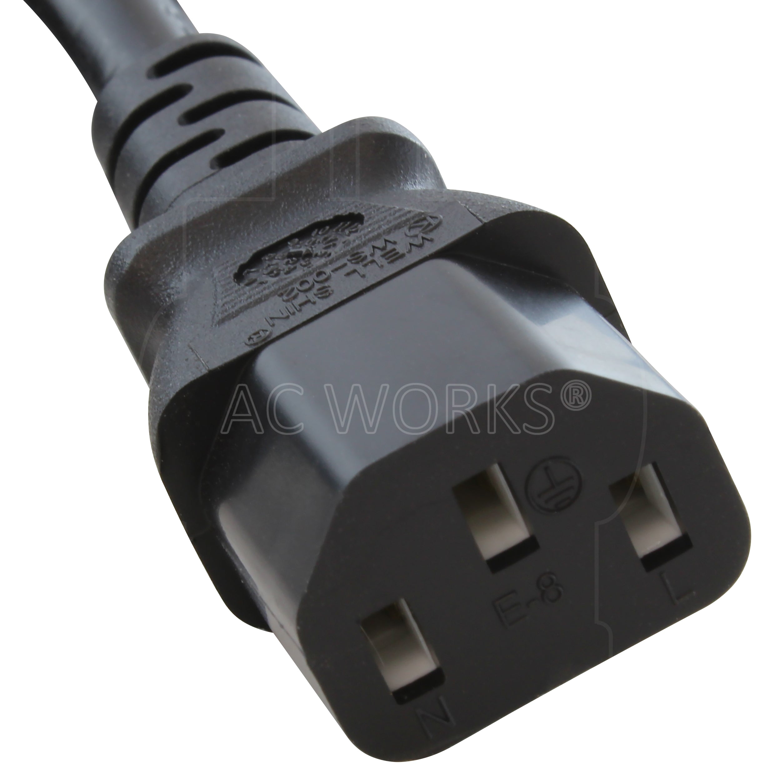 IEC C13, straight-blade Female Connector