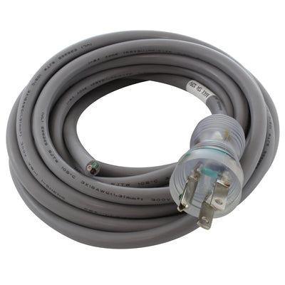 AC WORKS® [MD13APBC-178] 178in 13A 16/3 Medical Grade Power Cord With Blunt Cut End