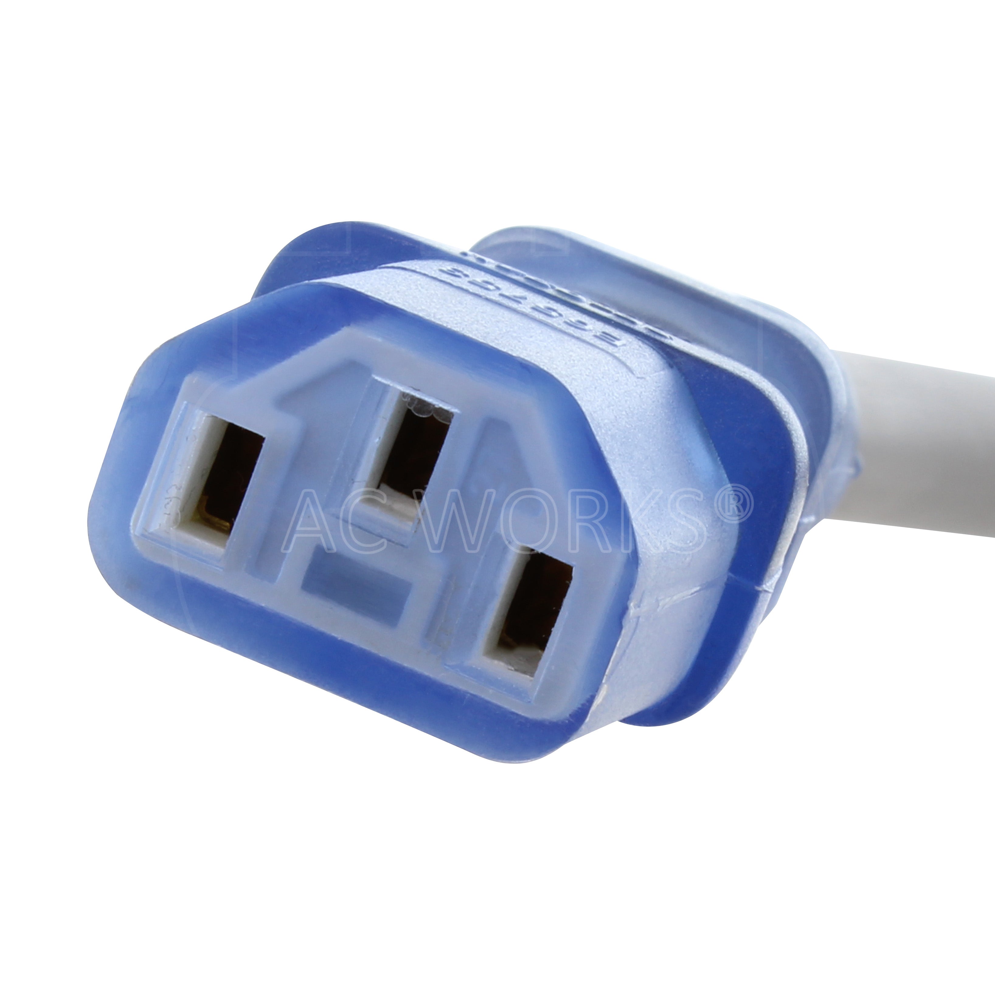 AC WORKS® 15A 14/3 Medical Grade Cord to IEC C13 Power Supply Cord