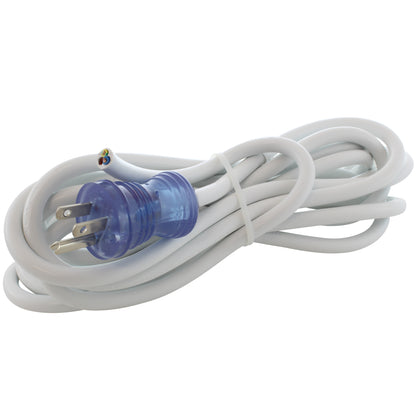 AC WORKS® [MD15APBC-180] 180in 15A 14/3 Medical Grade Power Cord With Blunt Cut End