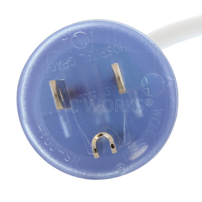 AC WORKS® [MD15APBC-180] 180in 15A 14/3 Medical Grade Power Cord With Blunt Cut End