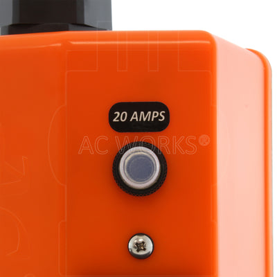 20 Amp breakers dedicated to the 5-20R GFCI outlets.