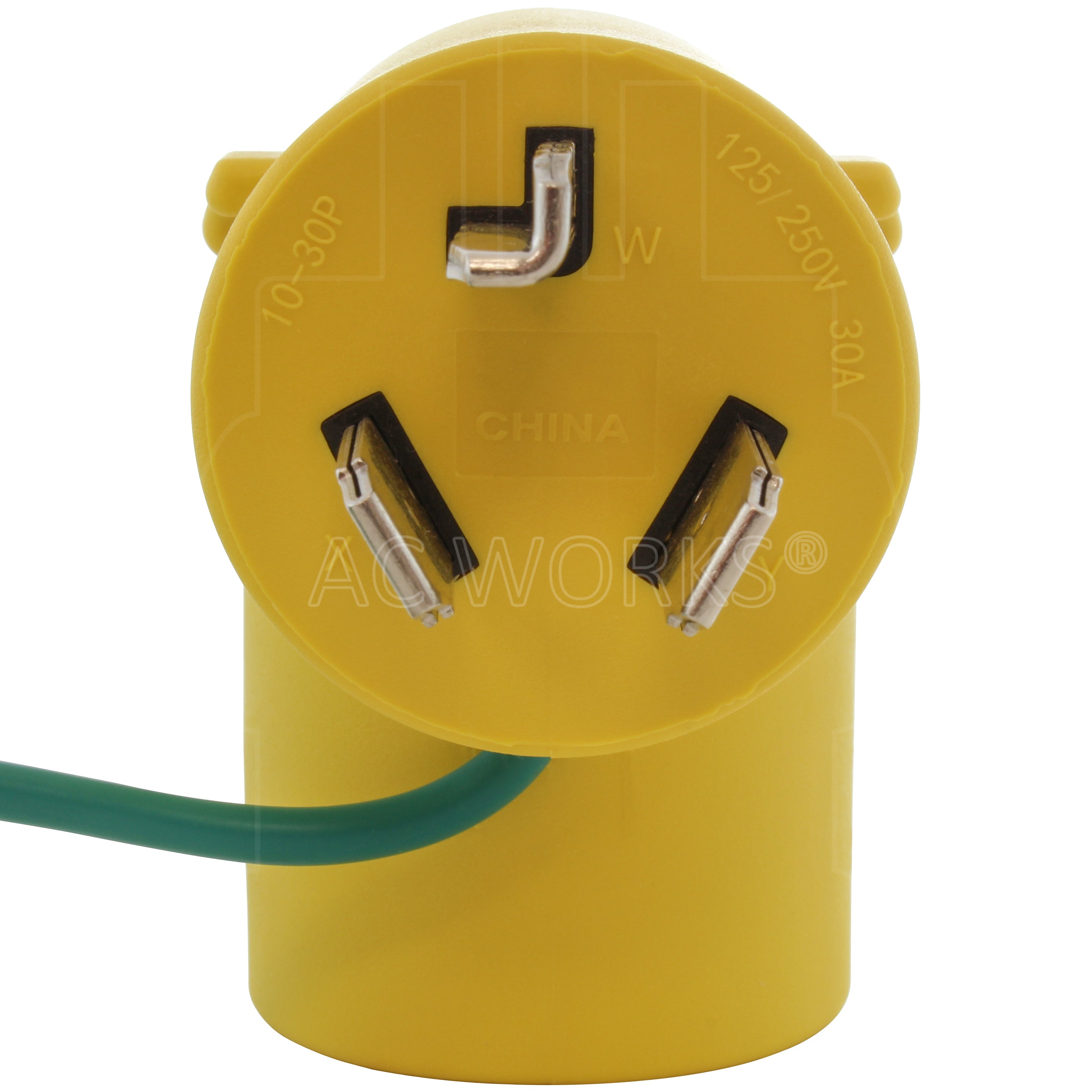 NEMA 10-30P 30A 250V 3-prong dryer plug