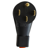 NEMA 14-50P 50A 125/250V 4-prong straight blade plug