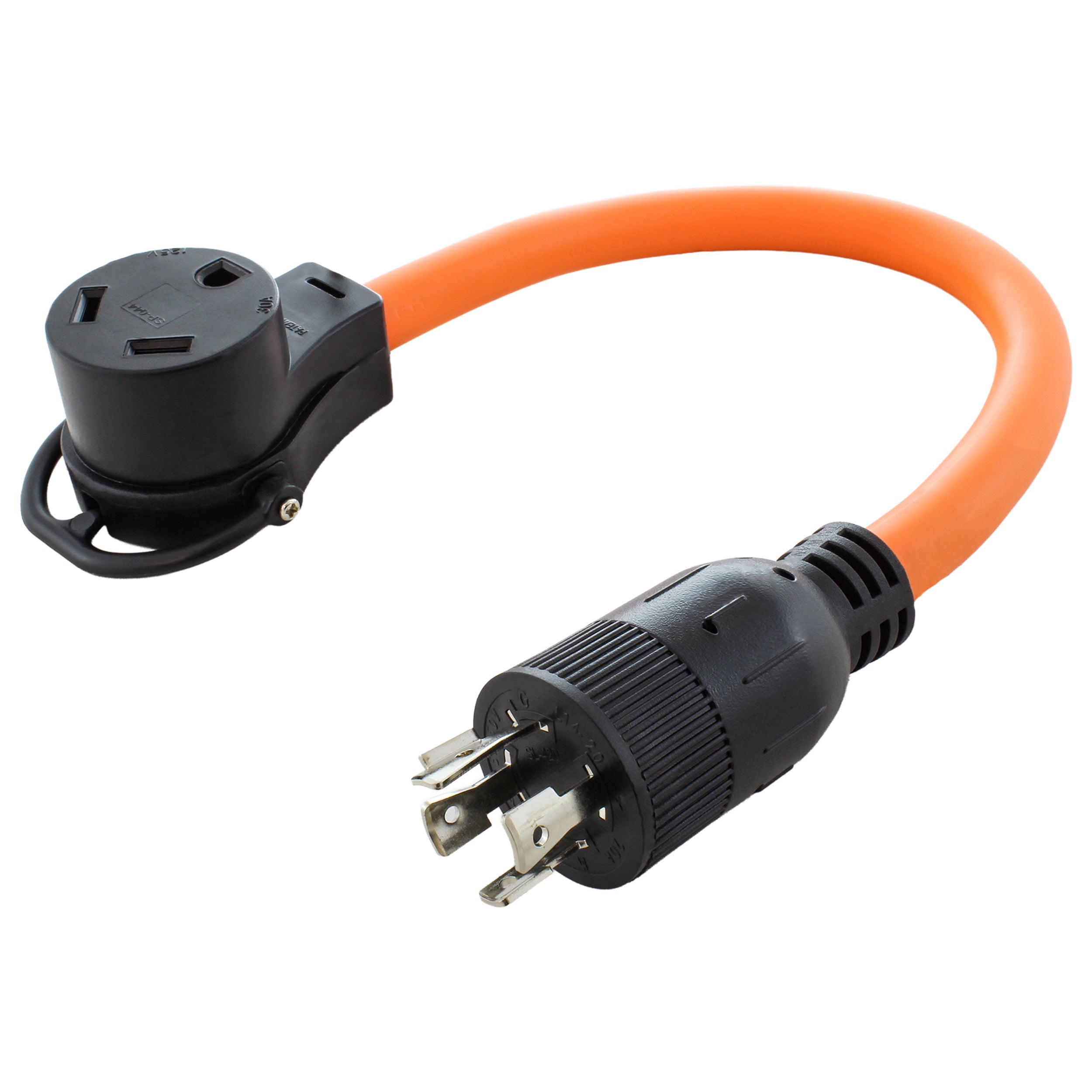 locking male plug and rv female adaptor