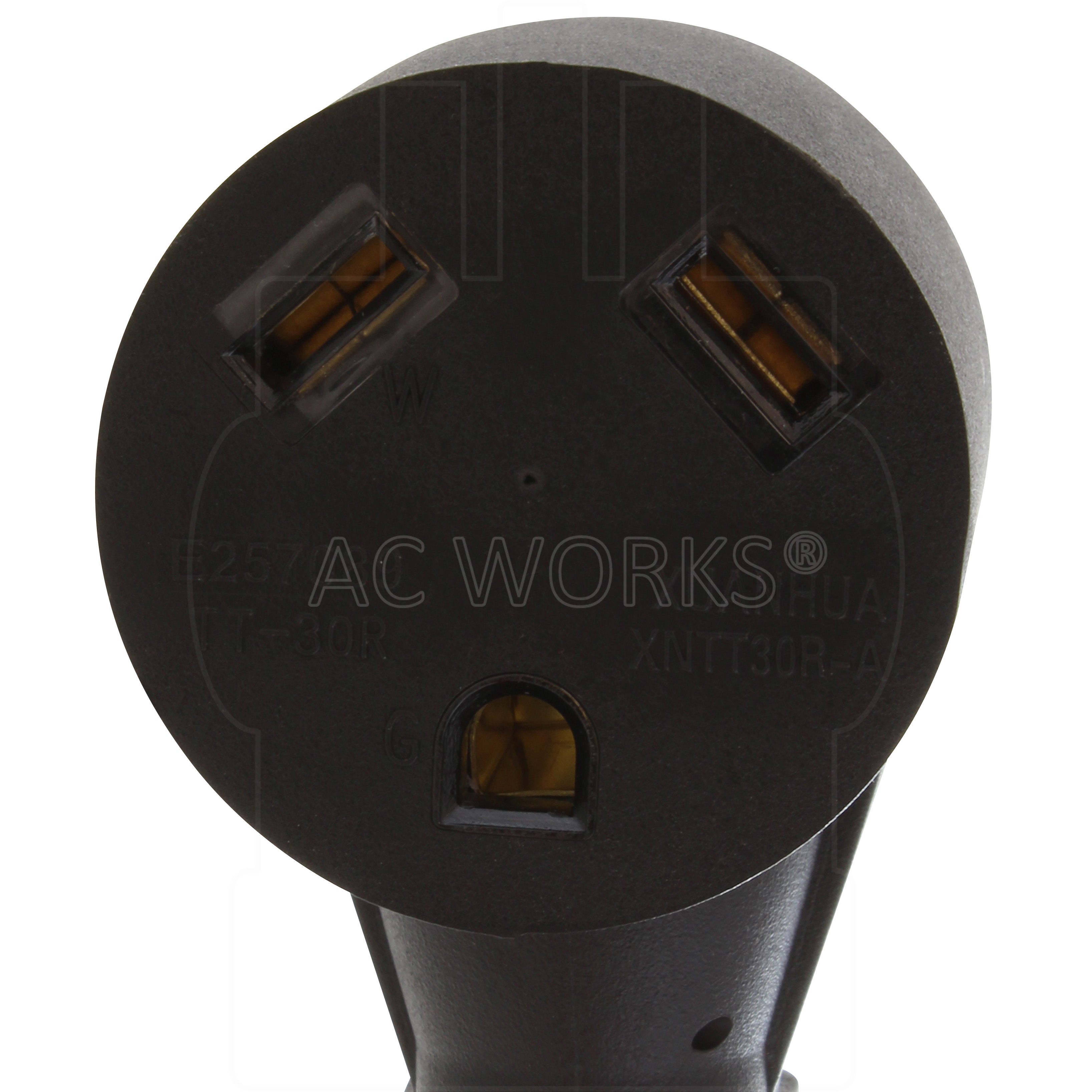 るぅ AC WORKS® 1.5FT L14-20P 20A 4-Prong Locking Plug to 30A RV