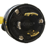 NEMA L5-30P 30A 125V 3-prong locking plug