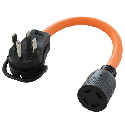 AC WORKS brand flexible transfer switch adapter, orange flexible adapter