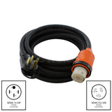 NEMA 14-50P to NEMA SS2-50R cable