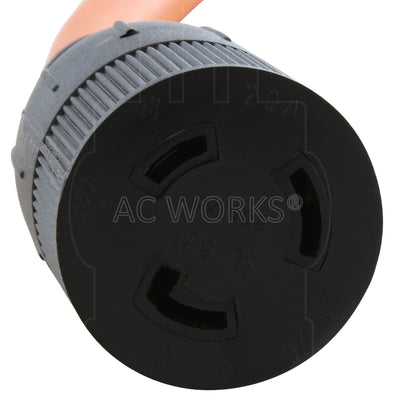 AC Works, NEMA L5-20R, 520 connector, 3 prong locking connector, 20 amp twist lock