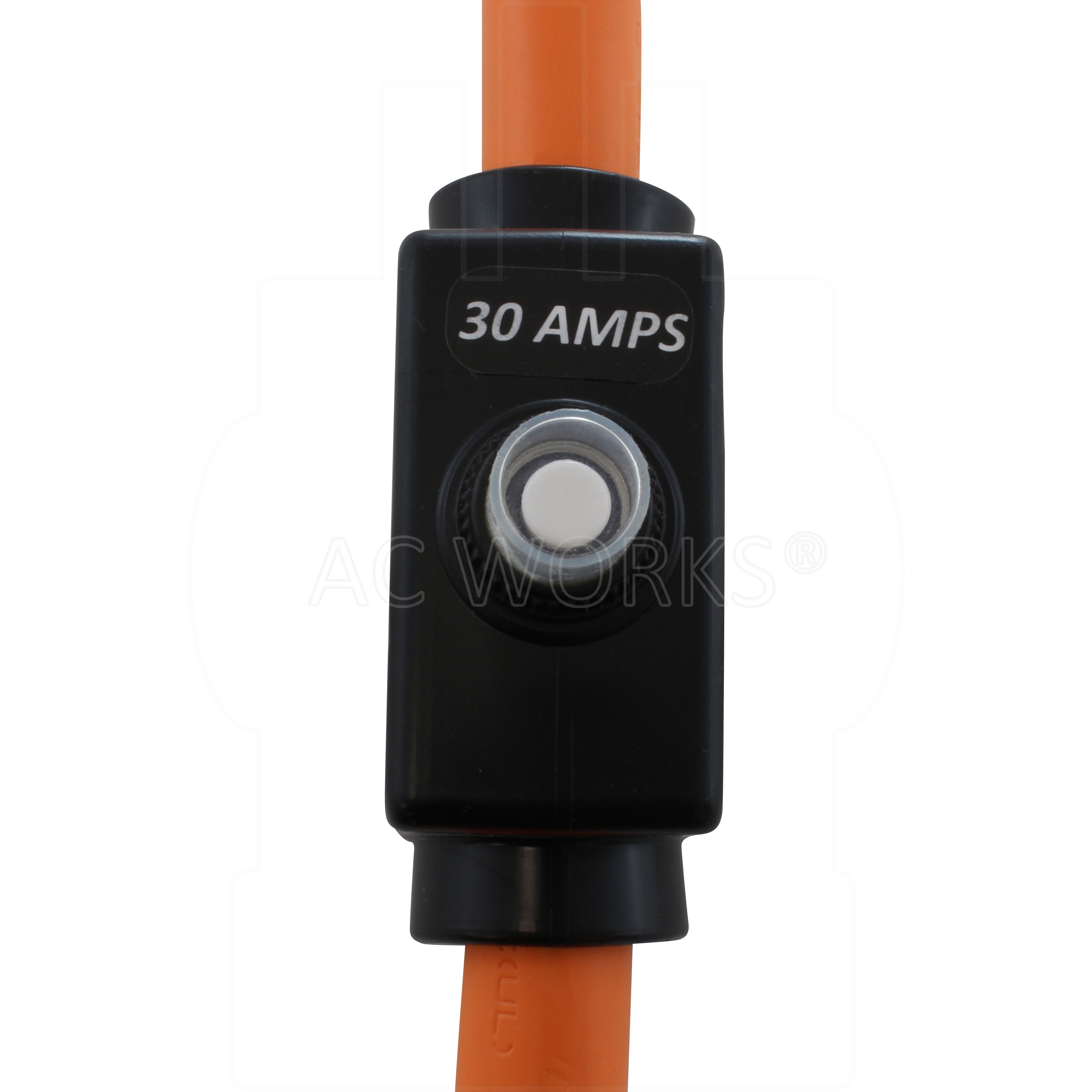 AC WORKS® [S650ICB630] 6-50P 3-Prong Plug to 6-30R 3-Prong Connector With 30A Inline Breaker