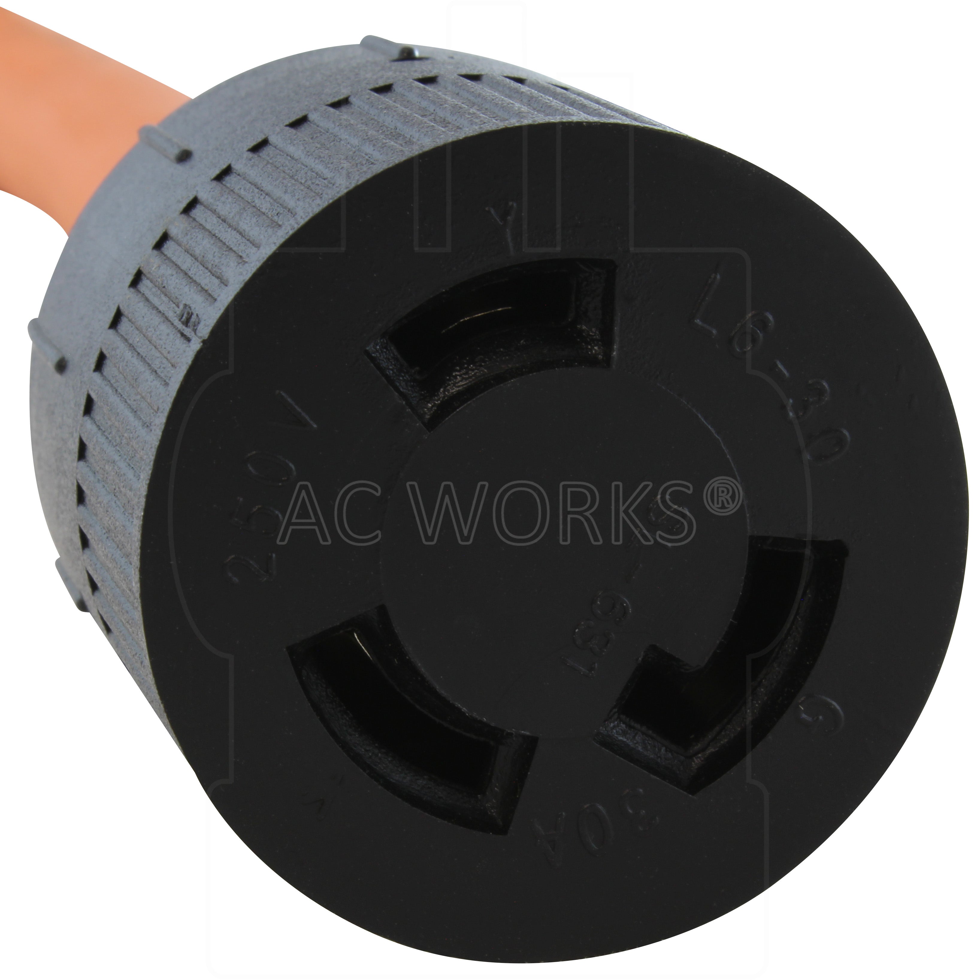 NEMA L6-30R, 3-Prong twist-lock Female Connector