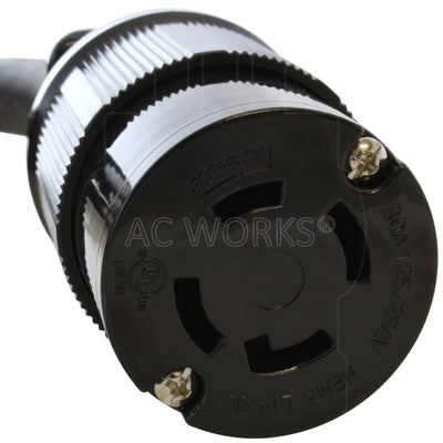 NEMA L14-30R 4-prong, female locking connector