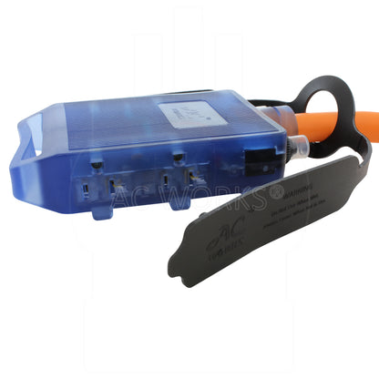 AC WORKS® [STTCBF520-2B] 1.5FT TT-30P  RV 30A Plug to (4) Home Outlets with 20A Breakers