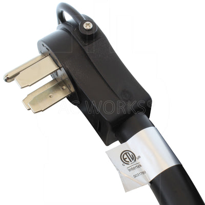 AC WORKS® [TE1450] 50A Generator Transfer Switch Power Cord With Power Indicator