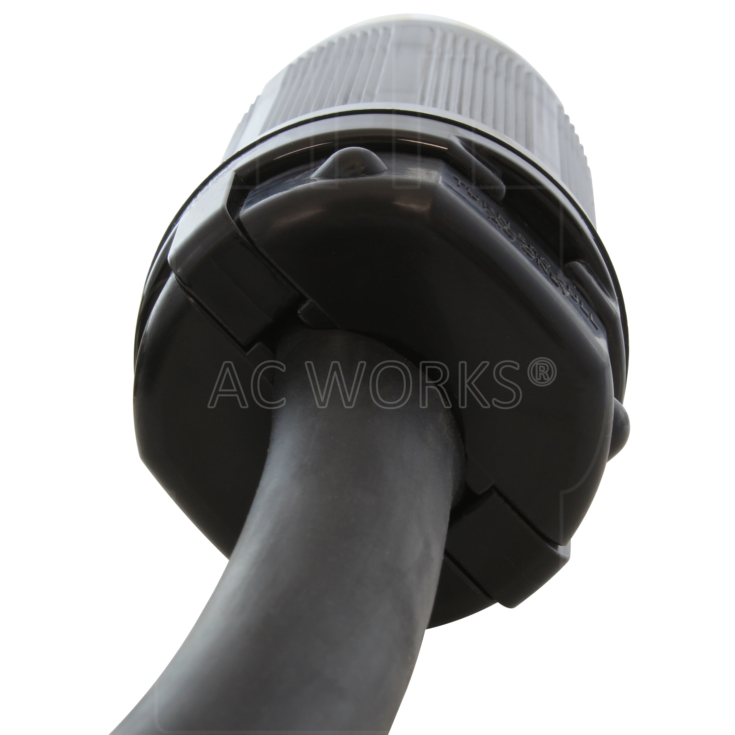 AC WORKS® [TEL530] Temp Power L5-30P 30A 3-Prong Locking Plug to CS6364 50A Connector