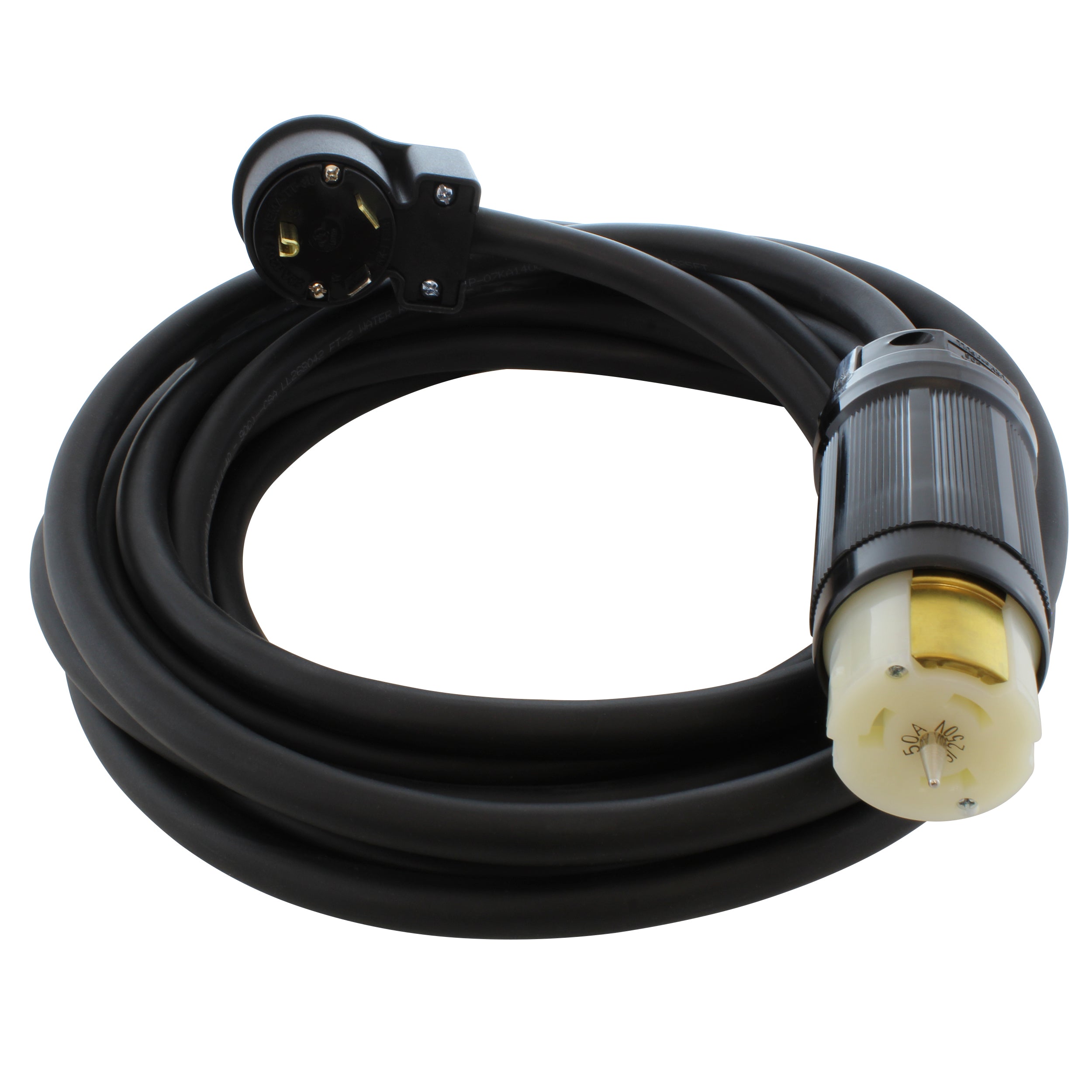 temporary-power RV 30A TT-30 Plug to CS6364 Rubber Cord – AC Connectors