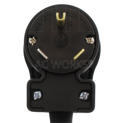 NEMA TT-30P, 3-prong male plug
