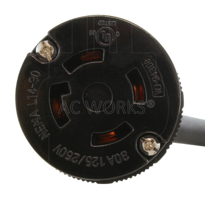 NEMA L14-30R, 3-prong female connector