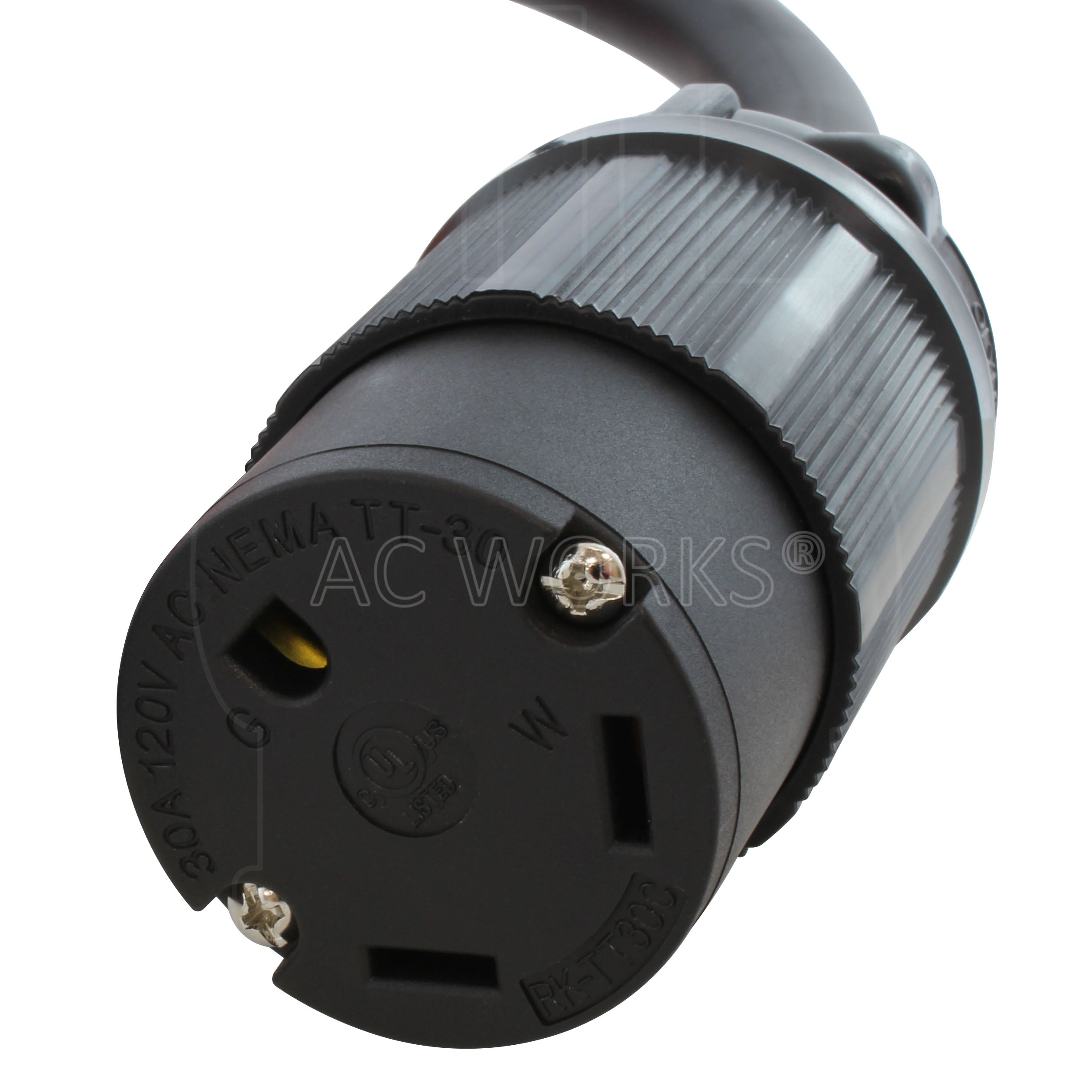 NEMA TT-30R 30A 125V RV connector