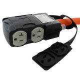 set of NEMA 5-20 outlets with covers