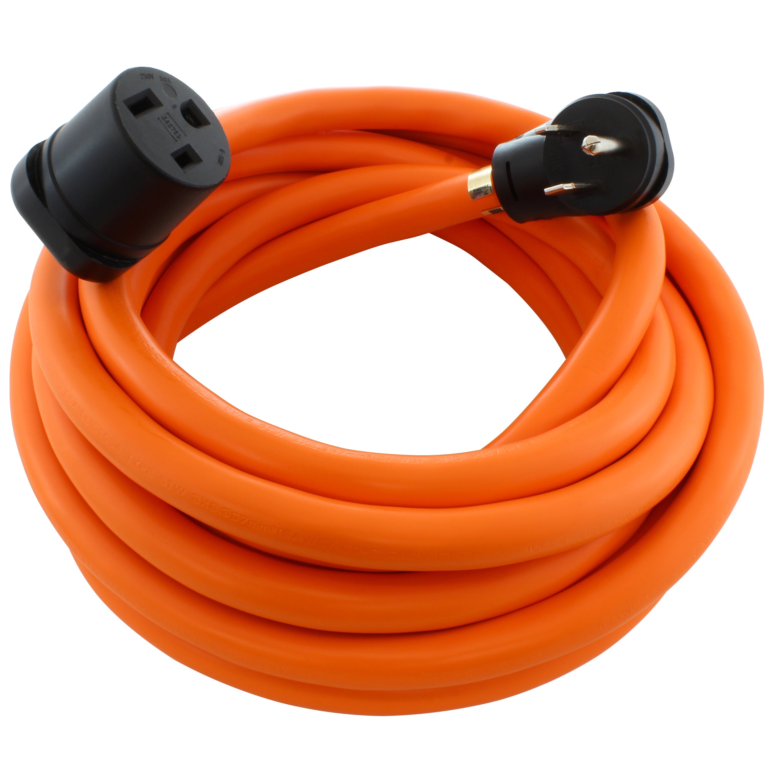 AC WORKS® [WD650PR] Super Heavy-Duty STW 8/3 6-50 Welder Extension Cord