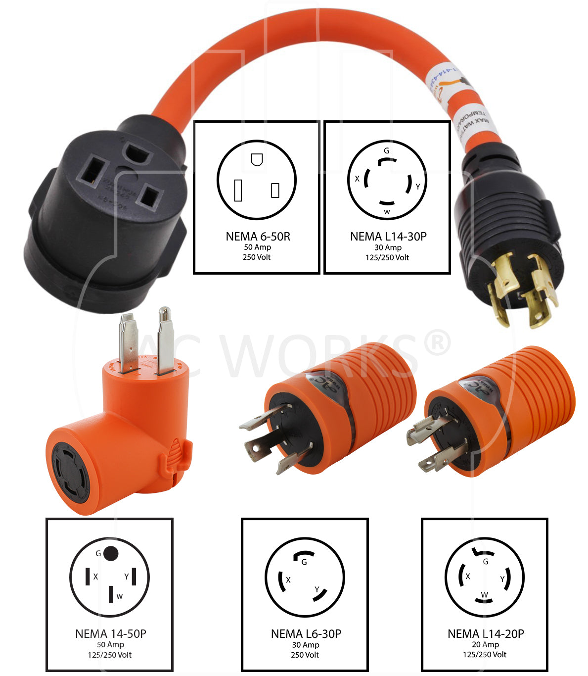 AC WORKS® [WDKIT01] Welder Adapter (6-50 Welder kits)