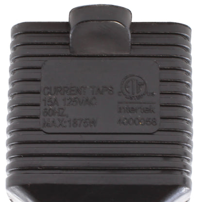 AC WORKS® [XH515520] 15A to 15/20A 125 Volt Plug Adapter with ETL Safety Approval