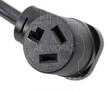 AC WORKS® NEMA 10-30 3-Prong Dryer Outlet Connector