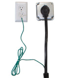 30 Amp 125/250 Volt NEMA 10-30 3-Prong Plug to Two NEMA 5-20 Household Connections with Two  20 Amp Breakers and Grounding Pin for Household Outlet