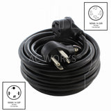 NEMA 14-30 4-Prong 30 Amp Dryer Extension Cord for EV Charging