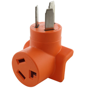 AC WORKS® Brand Orange Compact Adapter for Welder Outlets