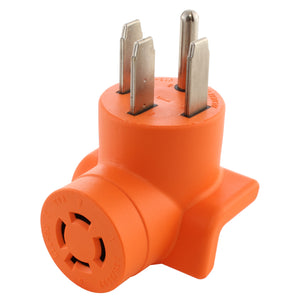 AC WORKS® Compact Orange Right Angle Adapter Sold in the AC Connectors Shop
