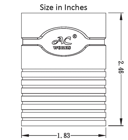 compact barrel adapter by AC WORKS®