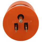 NEMA 5-15P Plug to Locking L5-20R Household Adapter