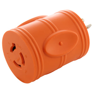 Orange Barrel Adapter, Compact Adapter, AC WORKS® AC Connectors