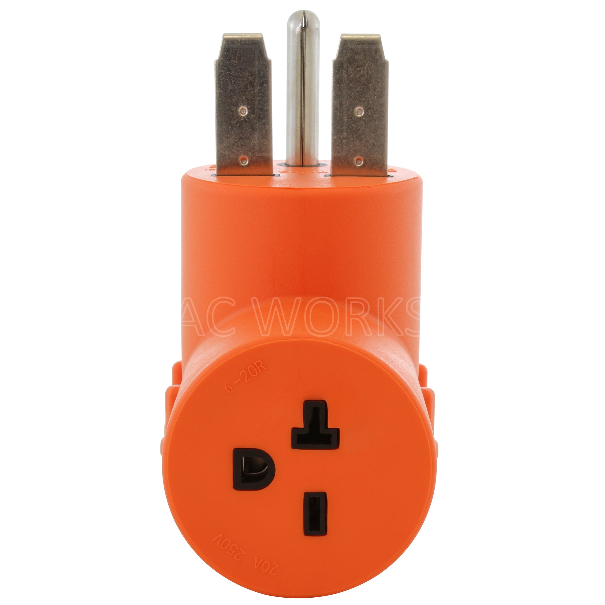 NEMA 6 30P 30A 250V HVAC Plug To NEMA 6 15 20R 15 20A 250V Female AC nema-6-30p-30a-250v-hvac-plug-to-nema-6-15-20r-15-20a-250v-female-ac