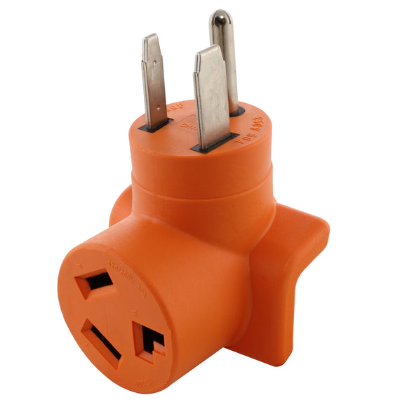 AC WORKS® Brand Welder to Dryer Compact Orange Adapter Compatible with Charging