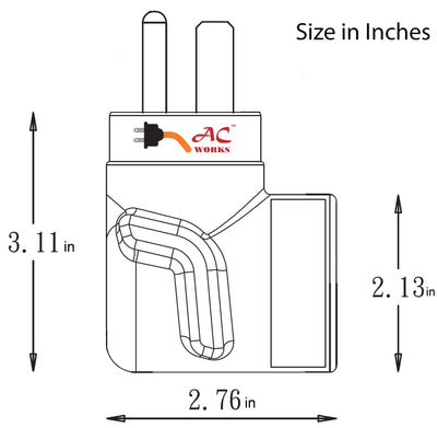 Compact Welder Outlet Adapter Specifications