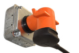 Orange EV Charging Adapter for 3-Prong Welder Outlet