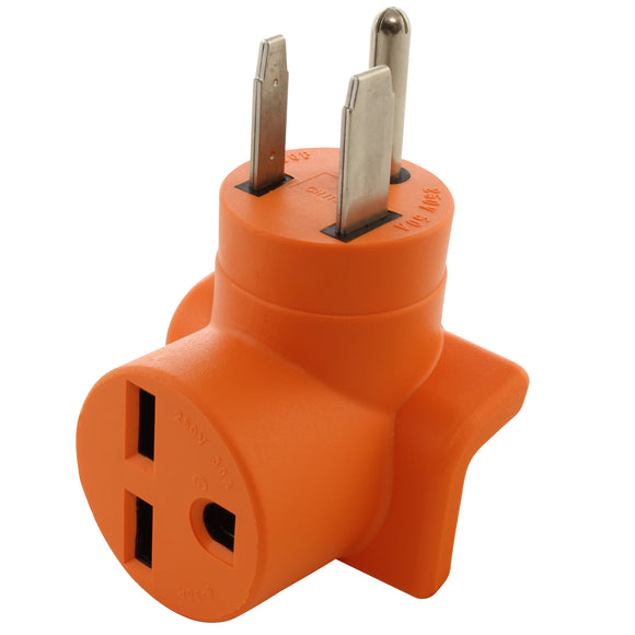 AC WORKS® Orange Welder Outlet Adapter 