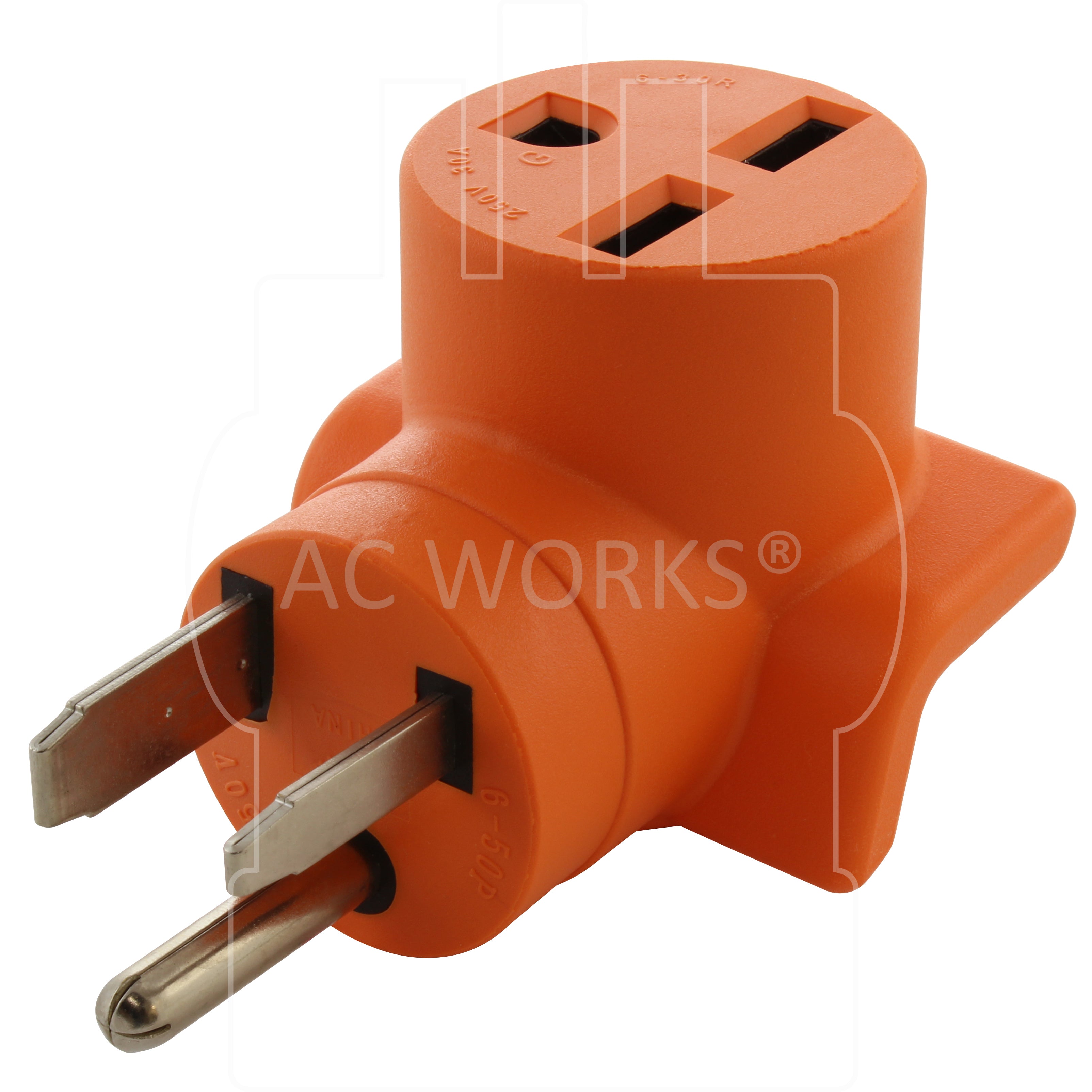 Compact Orange Adapter from AC Connectors